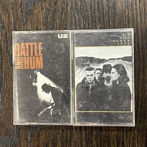 U2‎ Cassette Tape Lot Of 2 Joshua Tree Rattle And Hum TESTED 90s